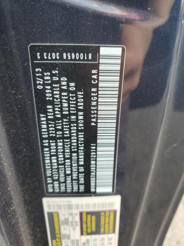 WVWBB7AJ6DW129141 - 2013 VOLKSWAGEN GOLF 蓝色 照片 12