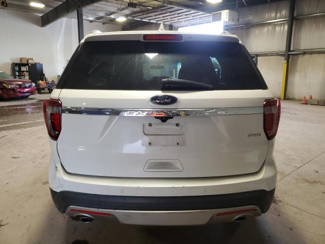 1FM5K8D84GGB38930 - 2016 FORD EXPLORER XLT WHITE photo 6