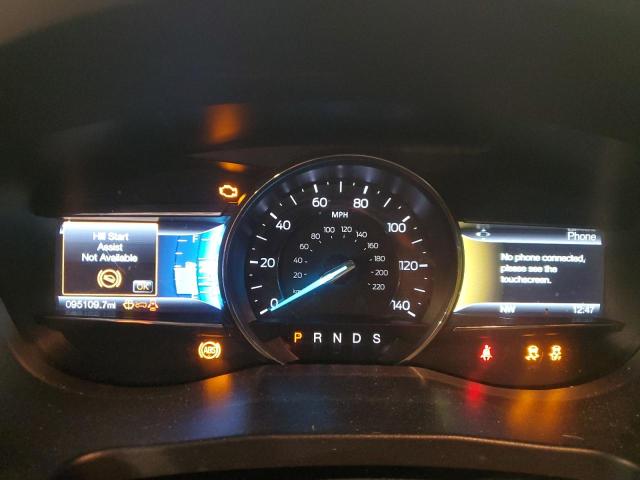 1FM5K8D84GGB38930 - 2016 FORD EXPLORER XLT WHITE photo 9