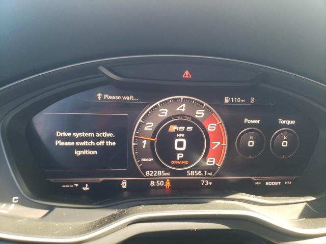 WUAPWAF57JA905243 - 2018 AUDI RS5 WHITE photo 9