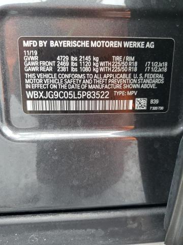 WBXJG9C05L5P83522 - 2020 BMW X1 XDRIVE28I GRAY photo 14