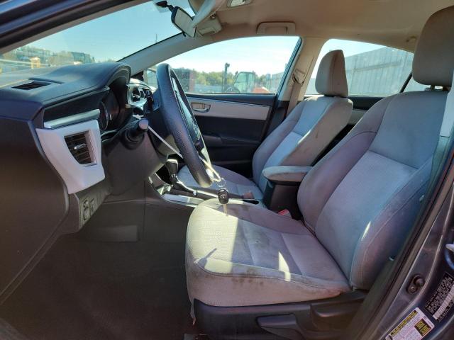 2T1BURHEXEC013465 - 2014 TOYOTA COROLLA L BLUE photo 7