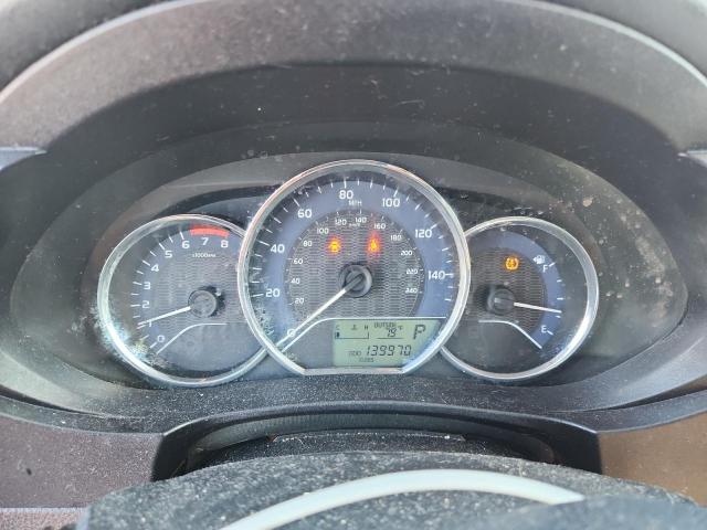 2T1BURHEXEC013465 - 2014 TOYOTA COROLLA L BLUE photo 9