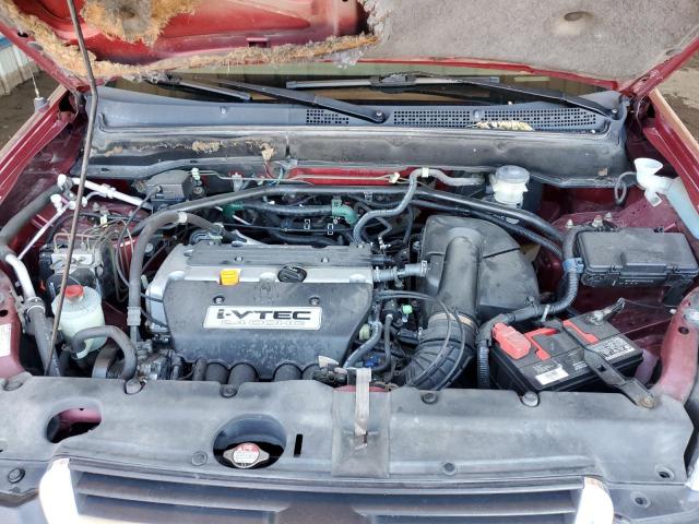 JHLRD78834C054205 - 2004 HONDA CR-V EX MAROON photo 12