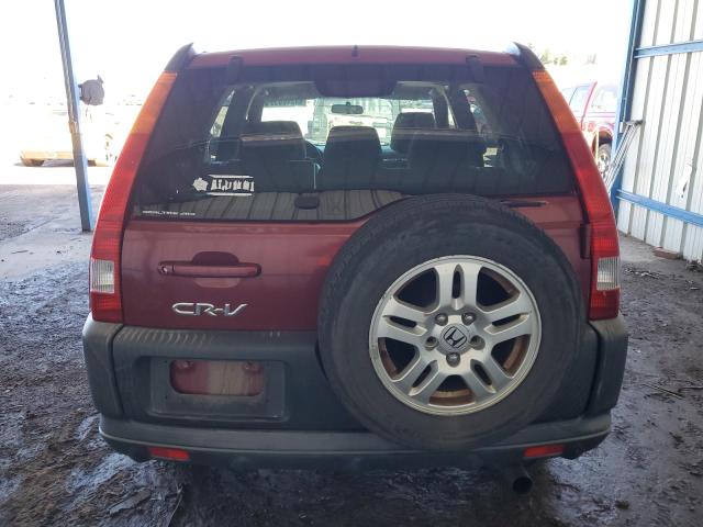 JHLRD78834C054205 - 2004 HONDA CR-V EX MAROON photo 6