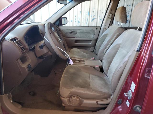 JHLRD78834C054205 - 2004 HONDA CR-V EX MAROON photo 7