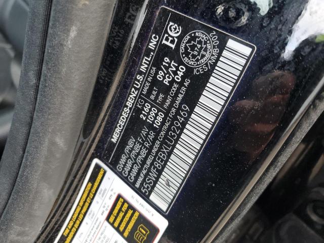 55SWF8EBXLU329469 - 2020 MERCEDES-BENZ C 300 4MATIC BLACK photo 13