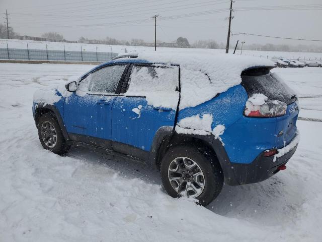 1C4PJMBX4MD186752 - 2021 JEEP CHEROKEE TRAILHAWK 蓝色 照片 2