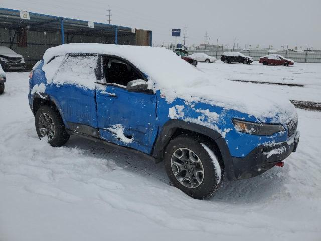 1C4PJMBX4MD186752 - 2021 JEEP CHEROKEE TRAILHAWK 蓝色 照片 4