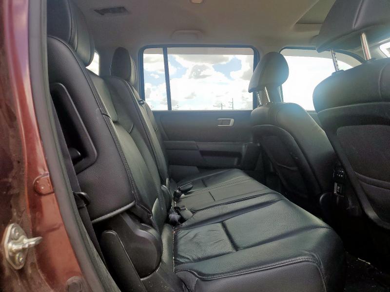 5FNYF4H57DB065556 - 2013 HONDA PILOT EXL MAROON photo 11