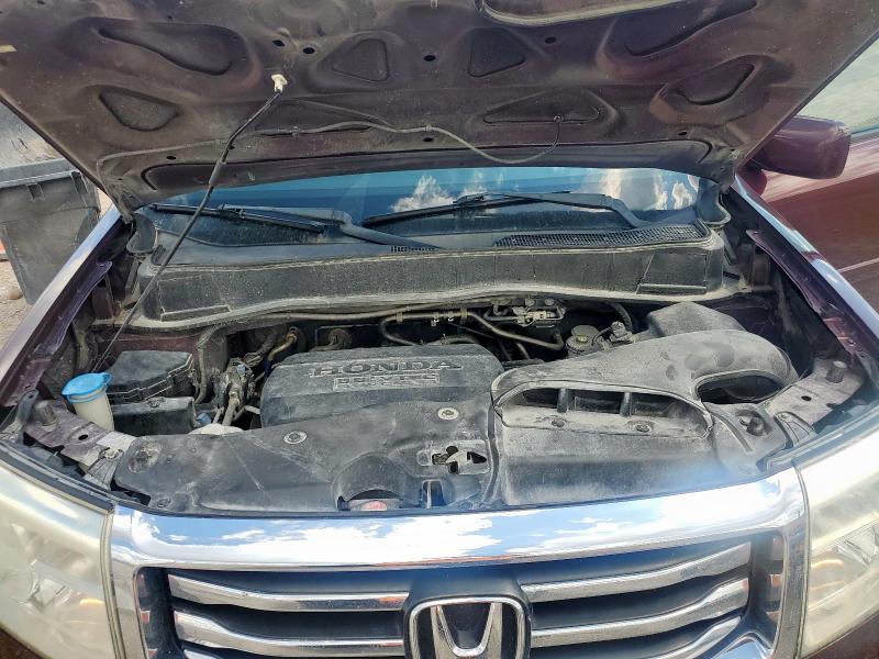 5FNYF4H57DB065556 - 2013 HONDA PILOT EXL MAROON photo 12