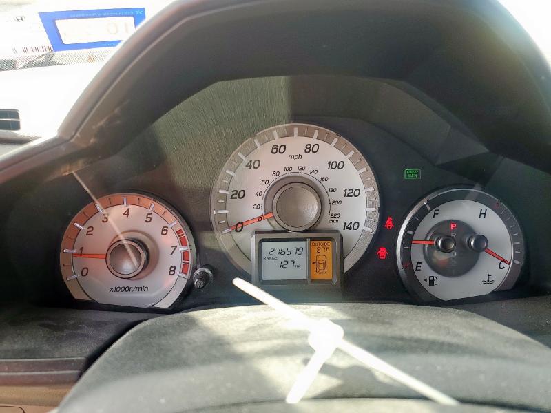 5FNYF4H57DB065556 - 2013 HONDA PILOT EXL MAROON photo 9