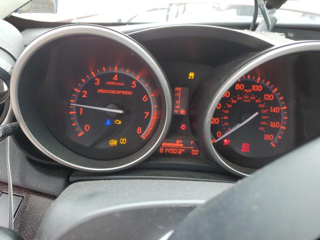 JM1BL1K35B1362707 - 2011 MAZDA SPEED 3 RED photo 9