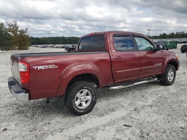 5TBDT44126S514045 - 2006 TOYOTA TUNDRA DOUBLE CAB SR5 BURGUNDY photo 3