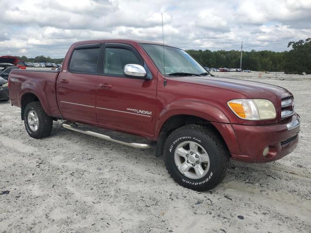 5TBDT44126S514045 - 2006 TOYOTA TUNDRA DOUBLE CAB SR5 BURGUNDY photo 4