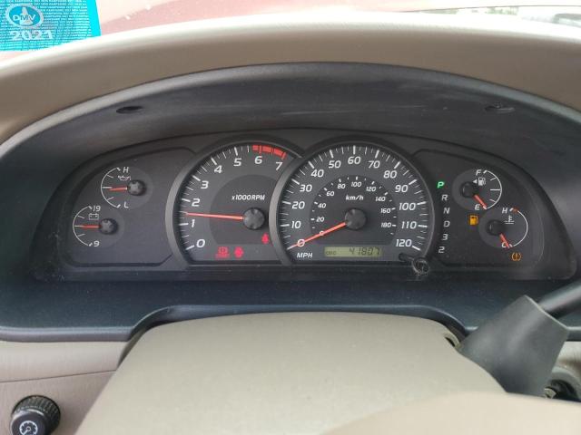 5TBDT44126S514045 - 2006 TOYOTA TUNDRA DOUBLE CAB SR5 BURGUNDY photo 9