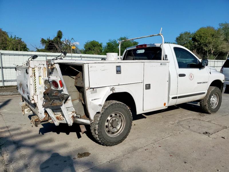 3D7KU26D14G138107 - 2004 DODGE RAM 2500 ST Білий фото 3