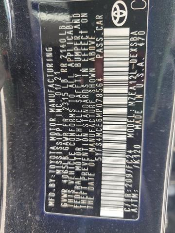 5YFS4MCE6MP078564 - 2021 TOYOTA COROLLA SE BLACK photo 13