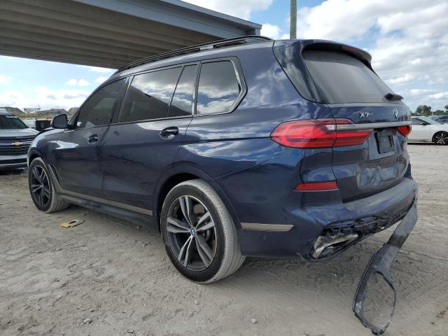 5UXCX6C06M9F64049 - 2021 BMW X7 M50I BLUE photo 2