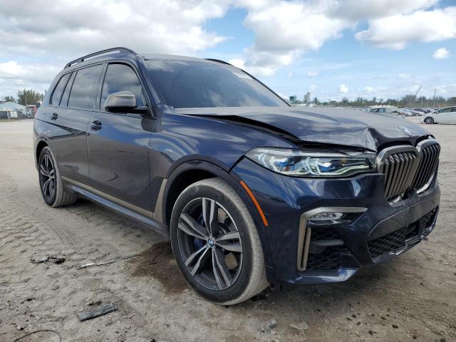 5UXCX6C06M9F64049 - 2021 BMW X7 M50I BLUE photo 4