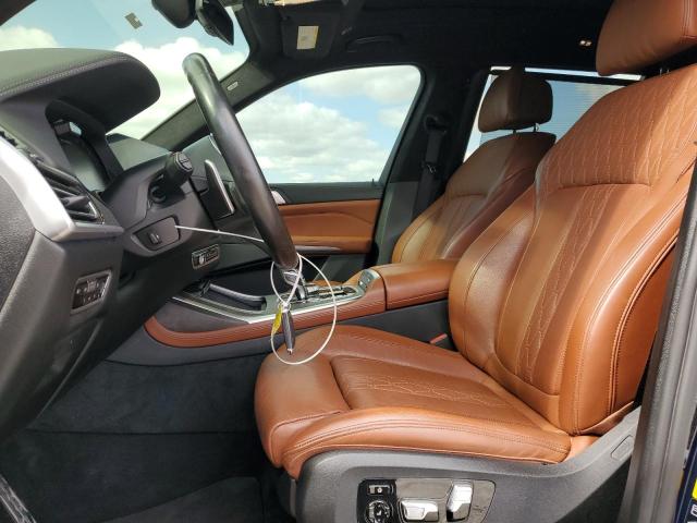 5UXCX6C06M9F64049 - 2021 BMW X7 M50I BLUE photo 7