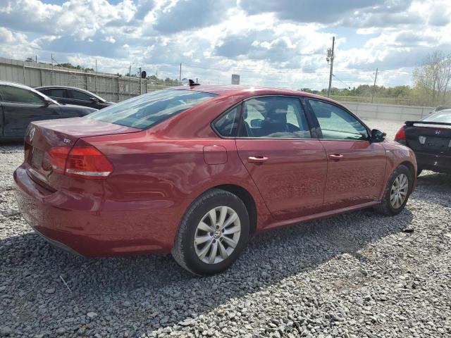 1VWAT7A33FC046763 - 2015 VOLKSWAGEN PASSAT S მუქწითელი ფოტო 3
