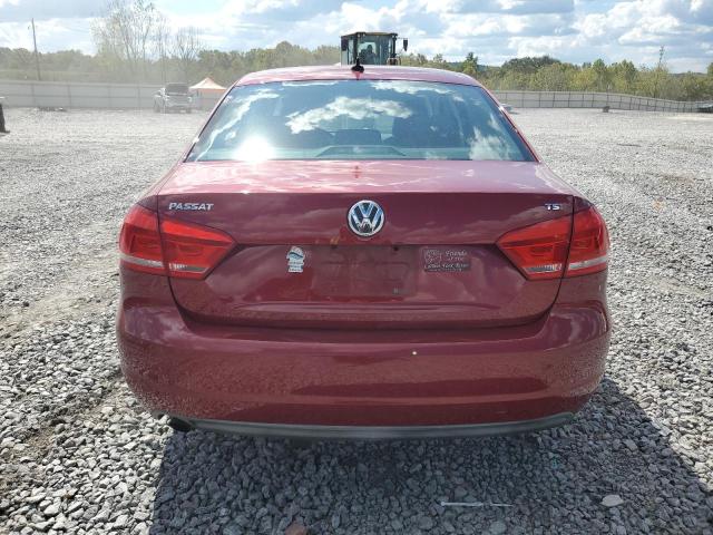 1VWAT7A33FC046763 - 2015 VOLKSWAGEN PASSAT S მუქწითელი ფოტო 6