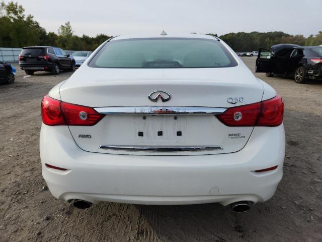 JN1BV7AR2FM404440 - 2015 INFINITI Q50 BASE WHITE photo 6