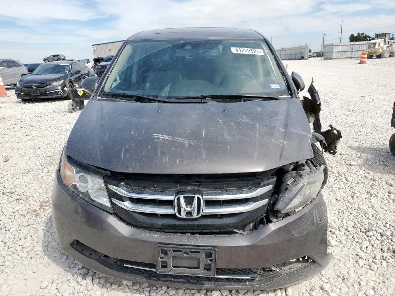 5FNRL5H64EB038683 - 2014 HONDA ODYSSEY EXL CHARCOAL photo 5