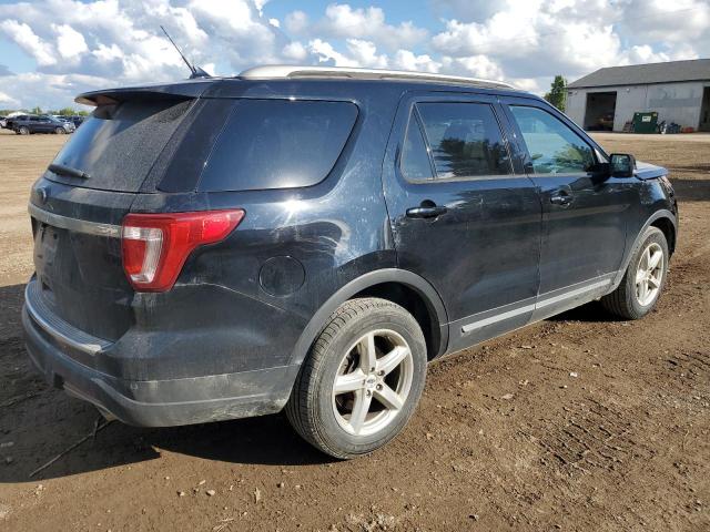 1FM5K7D80JGA35067 - 2018 FORD EXPLORER XLT Чорний фото 3