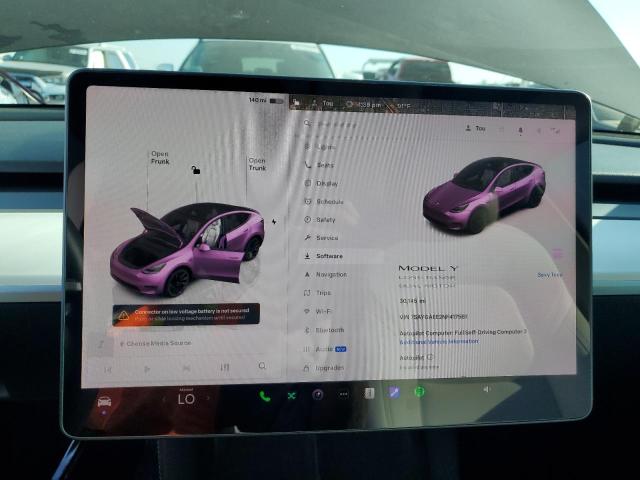 7SAYGAEE2NF417561 - 2022 TESLA MODEL Y 黑色 照片 9