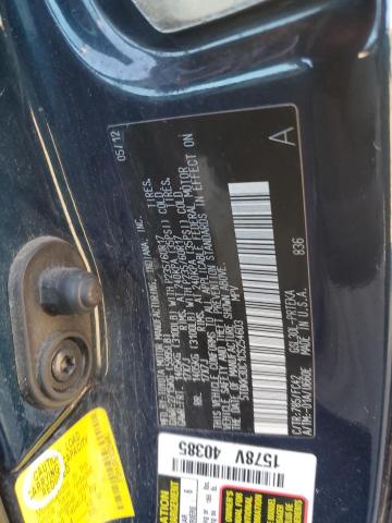 5TDKK3DC1CS254603 - 2012 TOYOTA SIENNA LE BLUE photo 13