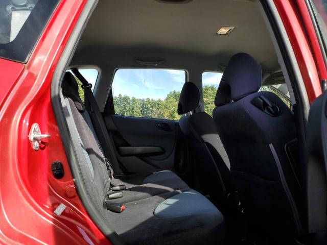 JHMGD38617S001569 - 2007 HONDA FIT S RED photo 10