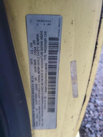 3VWPG3AG9AM010836 - 2010 VOLKSWAGEN NEW BEETLE Gelb Foto 12