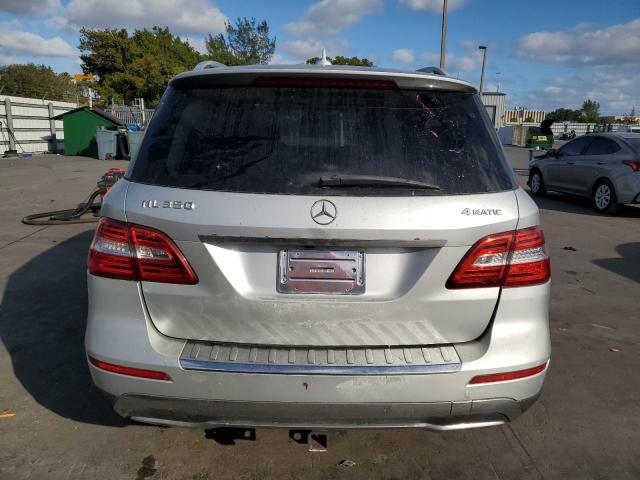 4JGDA5HB4CA025611 - 2012 MERCEDES-BENZ ML 350 4MATIC SILVER photo 6