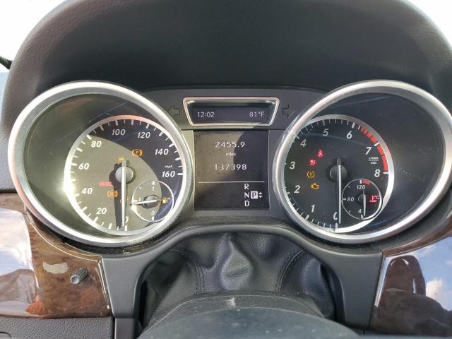 4JGDA5HB4CA025611 - 2012 MERCEDES-BENZ ML 350 4MATIC SILVER photo 9