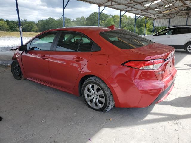 5YFEPRAE1LP068706 - 2020 TOYOTA COROLLA LE RED photo 2