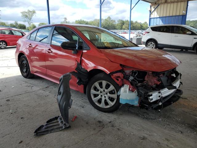 5YFEPRAE1LP068706 - 2020 TOYOTA COROLLA LE RED photo 4
