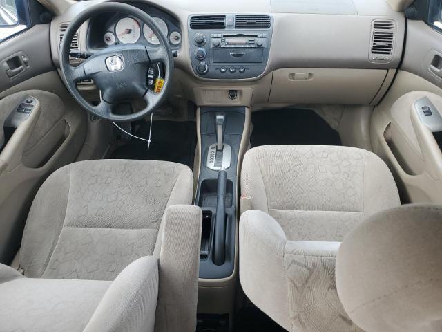 1HGEM22902L063216 - 2002 HONDA CIVIC EX 蓝色 照片 8