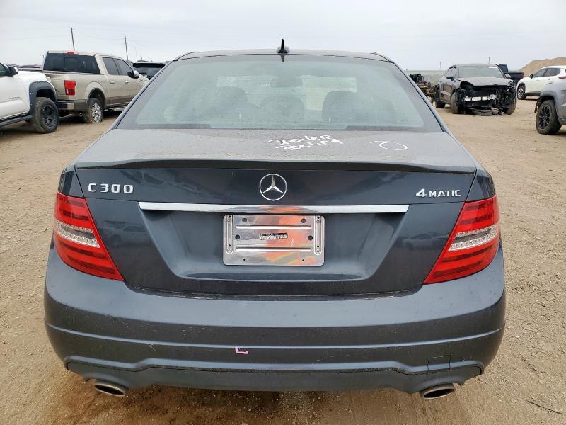 WDDGF8AB6DR274208 - 2013 MERCEDES-BENZ C 300 4MATIC GRAY photo 6
