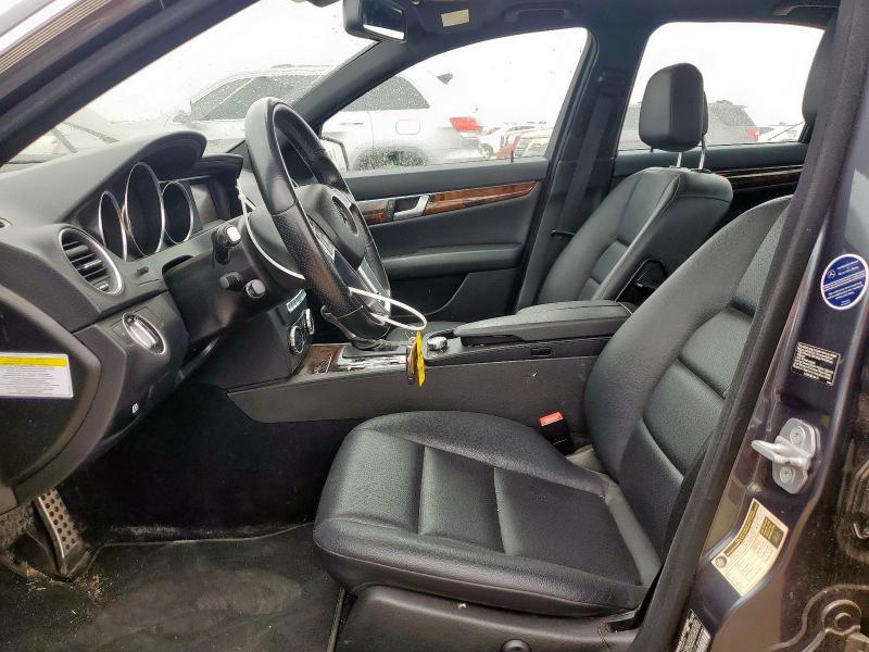 WDDGF8AB6DR274208 - 2013 MERCEDES-BENZ C 300 4MATIC GRAY photo 7