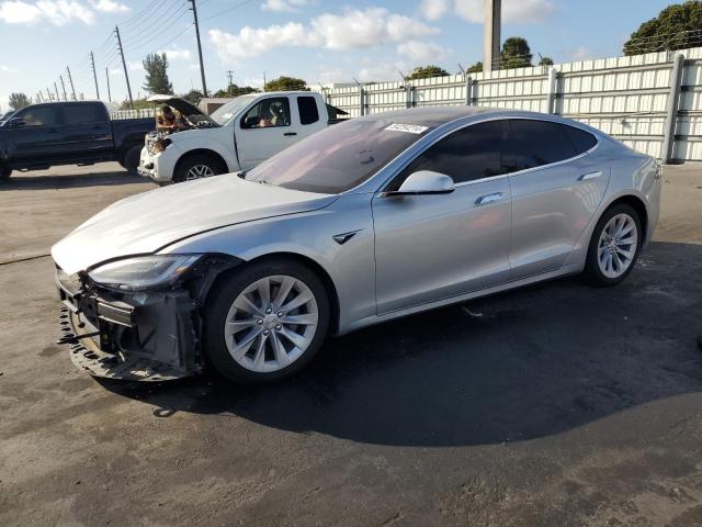 5YJSA1E22HF193397 - 2017 TESLA MODEL S SILVER photo 1