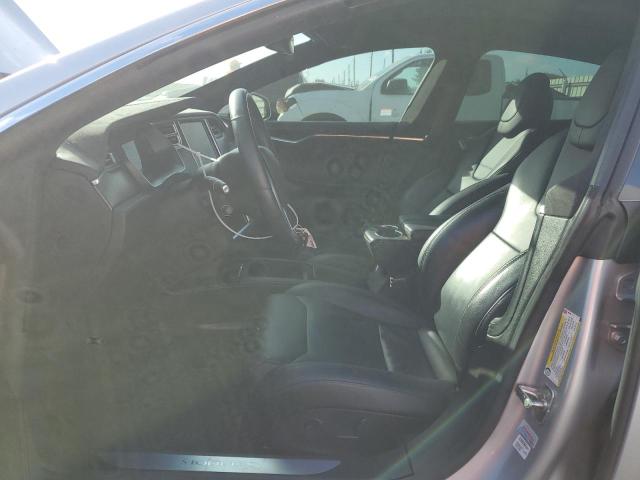 5YJSA1E22HF193397 - 2017 TESLA MODEL S SILVER photo 7