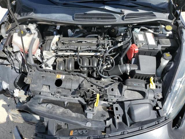 3FADP4BJXKM143716 - 2019 FORD FIESTA SE GRAY photo 11