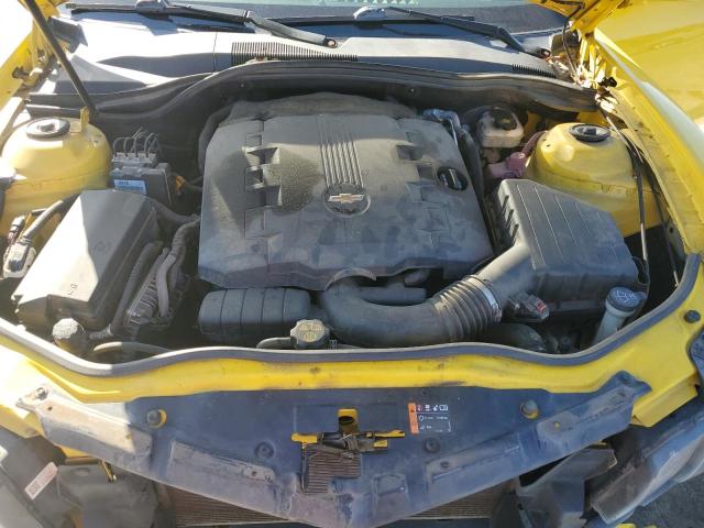 2G1FB1E37C9210403 - 2012 CHEVROLET CAMARO LT ყვითელი ფოტო 11