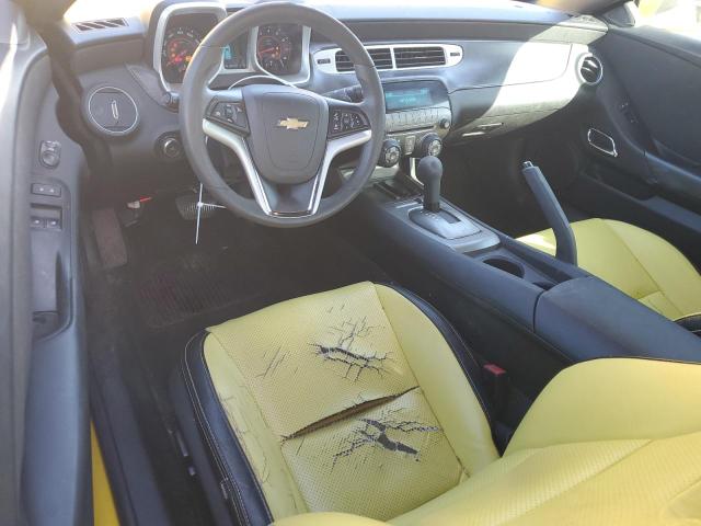 2G1FB1E37C9210403 - 2012 CHEVROLET CAMARO LT ყვითელი ფოტო 8