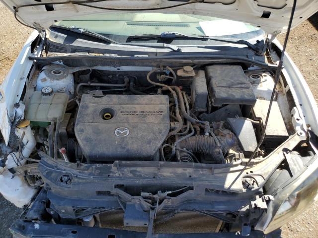JM1BK32F871625448 - 2007 MAZDA 3 I WHITE photo 11