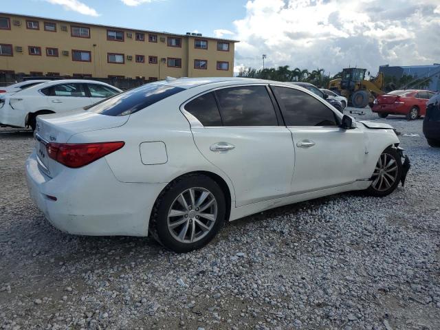 JN1BV7AR4FM421739 - 2015 INFINITI Q50 BASE WHITE photo 3