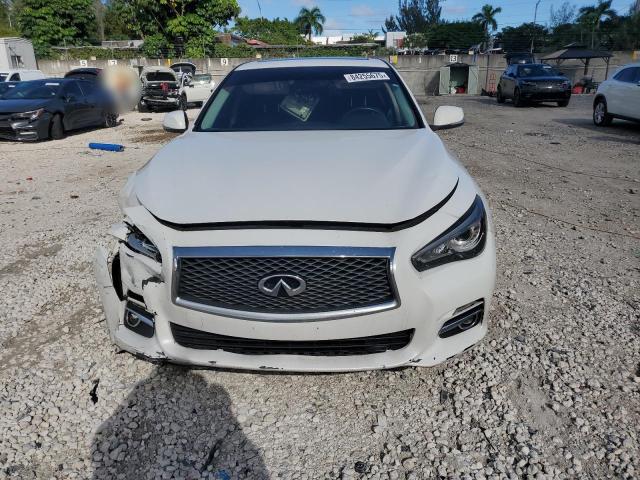 JN1BV7AR4FM421739 - 2015 INFINITI Q50 BASE WHITE photo 5