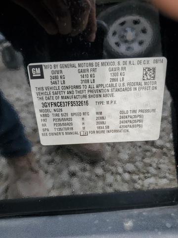 3GYFNCE37FS532616 - 2015 CADILLAC SRX PERFORMANCE COLLECTION BLACK photo 13